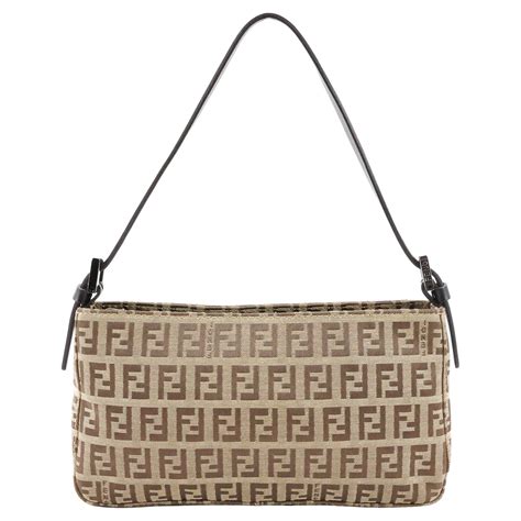 fendi zucchino baguette|fendi baguette monogram.